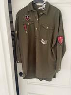 Groene blouse met applicaties - Pieces mt l, Ophalen of Verzenden, Zo goed als nieuw, Maat 42/44 (L), Groen