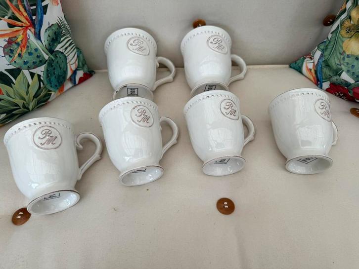 Riviera Maison koffiemokken of bekers 6 stuks, Huis en Inrichting, Keuken | Servies, Zo goed als nieuw, Kop(pen) en/of Schotel(s)