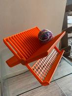 Oranje Afdruiprek Space Age Jaren 70, Ophalen of Verzenden, Gebruikt