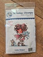 Whimsy Stamps Little Helper stempel, Hobby en Vrije tijd, Ophalen of Verzenden, Nieuw, EZ-mounted stempel