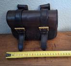 Lerenheup tas (Larp) dubbele sluiting, Ophalen of Verzenden, Gebruikt, Zwart, Overige materialen