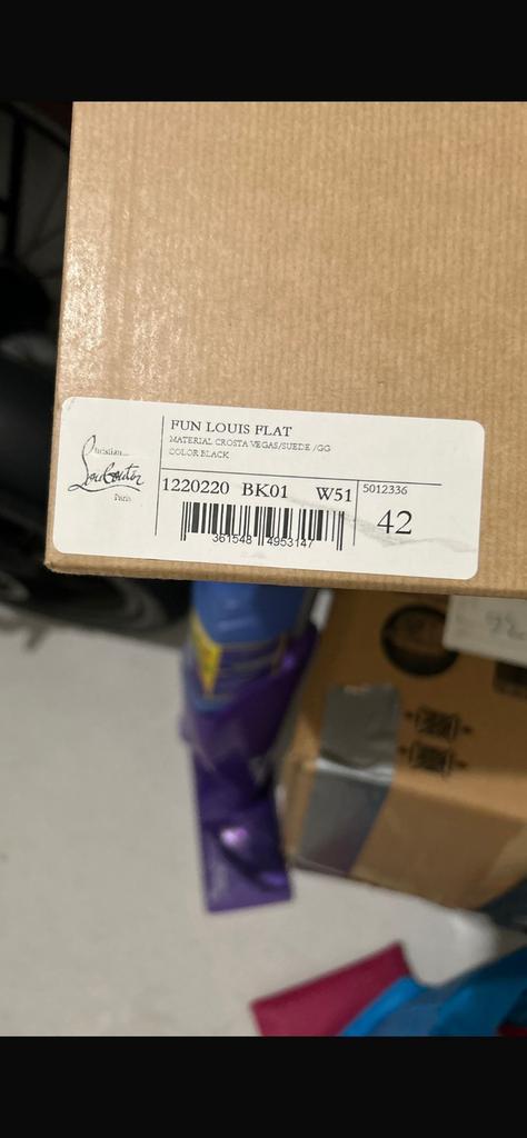 ORIGINELE CHRISTIAN LOUBOUTIN MAAT 42, Kleding | Heren, Schoenen, Zo goed als nieuw, Sneakers of Gympen, Zwart, Ophalen