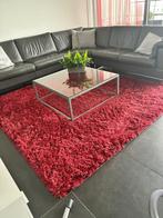 Glazen salontafel van het Merk Leolux, Huis en Inrichting, Tafels | Salontafels, Ophalen, Gebruikt, 50 tot 100 cm, Vierkant