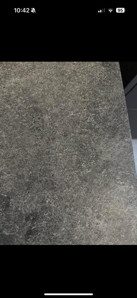 Eettafel beton, Huis en Inrichting, Tafels | Eettafels, Gebruikt, 50 tot 100 cm, 150 tot 200 cm, Vijf personen of meer, Rechthoekig