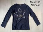 Donkerblauwe longsleeve maat 110, merk: Name it., Ophalen of Verzenden, Zo goed als nieuw, Meisje, Shirt of Longsleeve