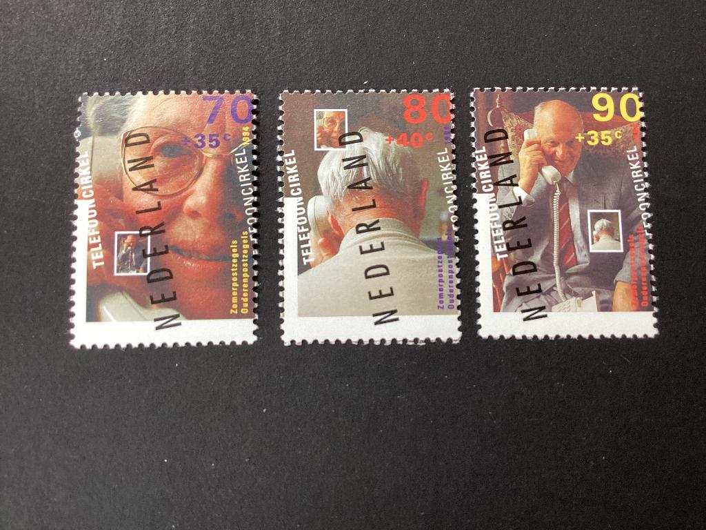 1994, Zomerzegels, 1608-1610, Postzegels en Munten, Postzegels | Nederland, Verzenden, Na 1940, Postfris