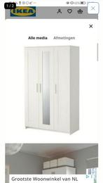 Ikea Brimnes, Huis en Inrichting, Kasten | Kledingkasten, Ophalen, Gebruikt, 100 tot 150 cm, Met hangruimte
