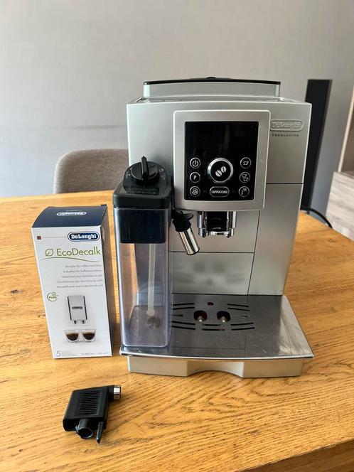 Delonghi volautomatisch cappuccino apparaat, Witgoed en Apparatuur, Koffiezetapparaten, Zo goed als nieuw, Gemalen koffie, Koffiebonen