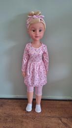 Looppop blond - 80 cm, Ophalen, Zo goed als nieuw, Babypop