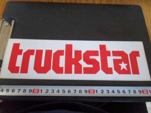 sticker TRUCKSTAR  XXX324 *, Verzamelen, Stickers, Zo goed als nieuw, Bedrijf of Vereniging, Ophalen