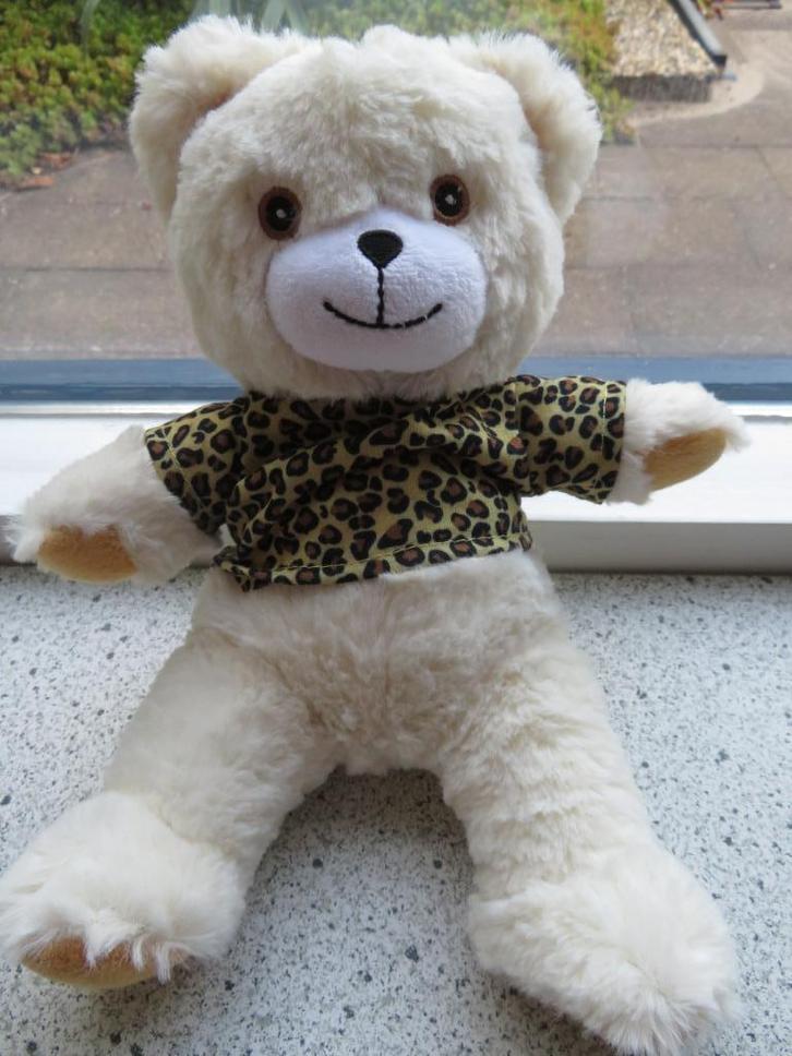 Robijnbeer Robijntje wasmiddel Robijn met panter shirt, Kinderen en Baby's, Speelgoed | Knuffels en Pluche, Zo goed als nieuw