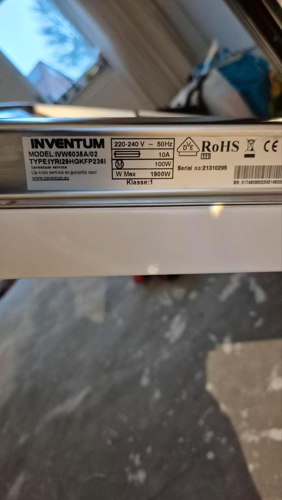 Inventum Volledig Geïntegreerde Vaatwasser - 4 Jaar Oud, Computers en Software, Netwerk switches, Gebruikt, Ophalen