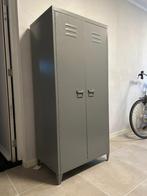 Stoere metalen kledingkast locker, Ophalen, Gebruikt, Kast, 50 tot 70 cm