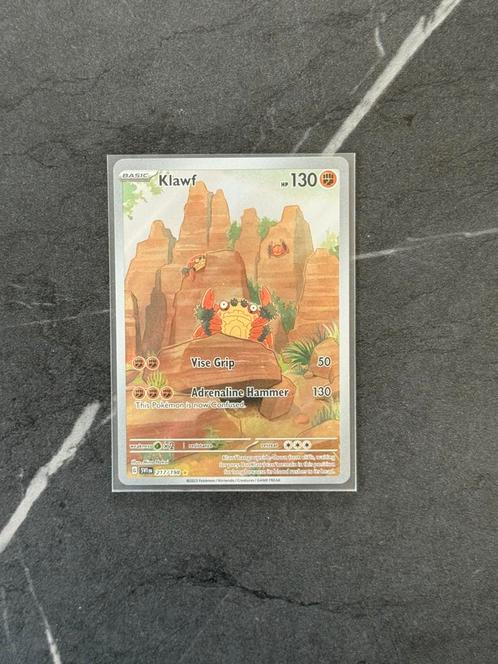 Klawf 217/198 Pokemon S&V, Hobby en Vrije tijd, Verzamelkaartspellen | Pokémon, Zo goed als nieuw, Losse kaart, Verzenden
