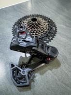 SRAM Eagle derailleur en cassette, Fietsen en Brommers, Fietsonderdelen, Zo goed als nieuw, SRAM, Derailleur of Ketting, Mountainbike