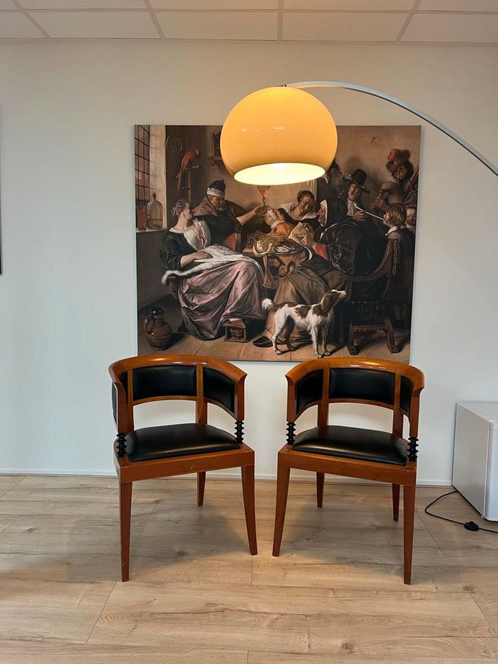 2 Giorgetti Stella Magna fauteuils - Leon Krier ontwerp, Antiek en Kunst, Antiek | Meubels | Stoelen en Banken, Ophalen