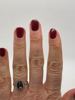 C54 Prachtige zilveren Karl Laine Finland ring (verstelbaar), Sieraden, Tassen en Uiterlijk, Ringen, Met kristal, Ophalen of Verzenden