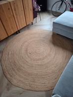 Rond jute vloerkleed, Huis en Inrichting, Stoffering | Tapijten en Kleden, 100 tot 150 cm, Rond, Natuurlijk, Ophalen of Verzenden