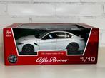 BBURAGO BURAGO 1:18 ALFA ROMEO GIULIA GTAM WIT NIEUW, Ophalen of Verzenden, Nieuw, Auto, Bburago