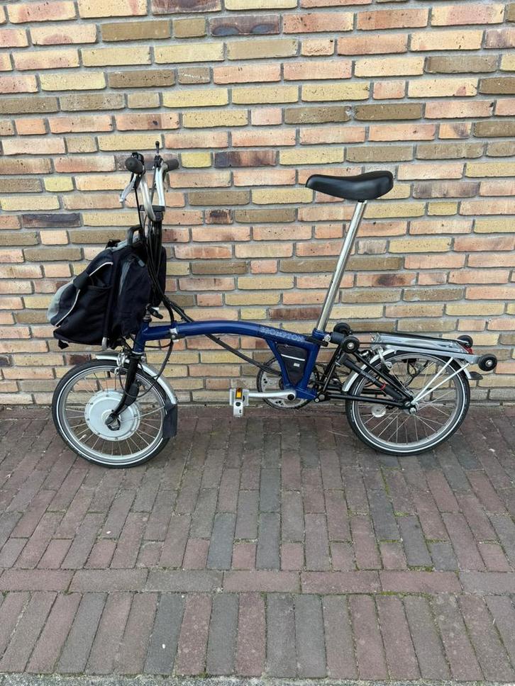 Brompton electric, Fietsen en Brommers, Fietsen | Vouwfietsen, Zo goed als nieuw, Brompton, 16 tot 18 inch, Ophalen of Verzenden