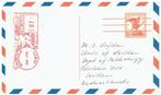 B 882 Amerika USA Honolulu 1968 naar Leiden Vogels, Postzegels en Munten, Brieven en Enveloppen | Buitenland, Ophalen of Verzenden