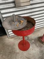 Staande Buiten Asbak op voet met RVS zeef., Huis en Inrichting, Ophalen, Gebruikt