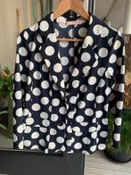 Zwart/wit polkadot colbert, Studio Anneloes,mt L, Kleding | Dames, Ophalen, Zwart, Maat 42/44 (L), Zo goed als nieuw