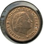 Juliana Cent 1957 UNC grotendeels originele kleur, Verzenden, Koningin Juliana, 1 cent, Losse munt