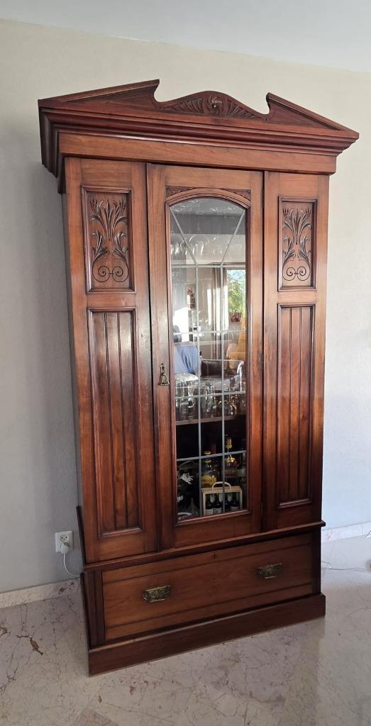 Mooie Art Nouveau Art Deco woonkamer kasten-set, Huis en Inrichting, Kasten | Wandmeubels, Gebruikt, 200 cm of meer, Minder dan 150 cm