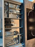 Complete Bestekset met Toebehoren, Huis en Inrichting, Ophalen of Verzenden, Zo goed als nieuw, Rvs of Chroom, Vaatwasserbestendig