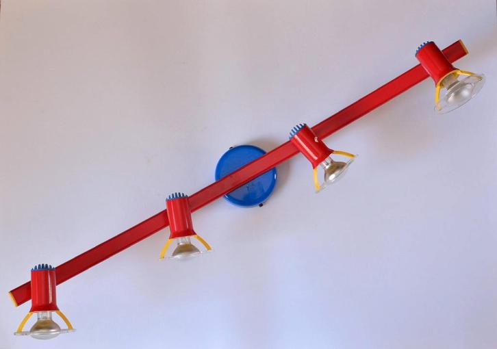 Vintage Ceiling Or Wall Mounted Lamp - Memphis Style / Space, Kinderen en Baby's, Speelgoed | Bouwstenen, Zo goed als nieuw, Ophalen of Verzenden