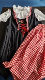 dirndl jurk en hesje, Kleding | Dames, Carnavalskleding en Feestkleding, Ophalen, Carnaval, Maat 42/44 (L), Zo goed als nieuw