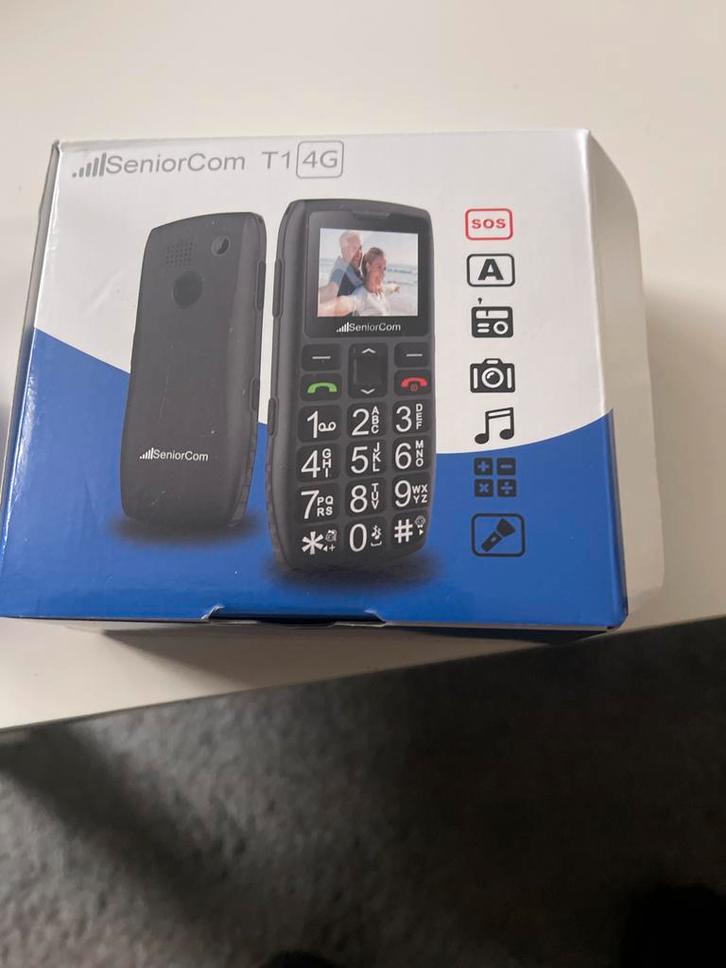 SeniorCom T1 4G Seniorentelefoon - Eenvoudig in gebruik, Telecommunicatie, Mobiele telefoons | Overige merken, Gebruikt, Zonder abonnement