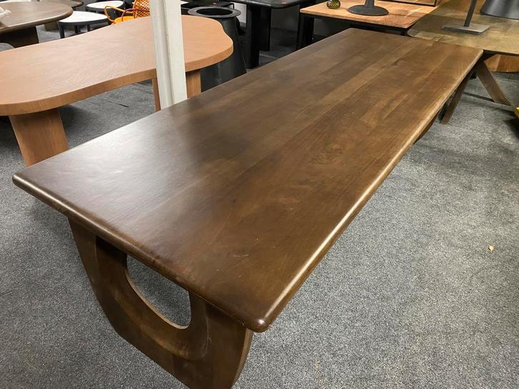 Tafel massief mango hout 280x100 handai japandi, Huis en Inrichting, Tafels | Eettafels, Nieuw, 50 tot 100 cm, Vijf personen of meer