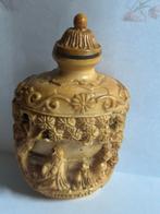 Antiek gesneden ivoren snuifflesje met deksel, Antiek en Kunst, Ophalen of Verzenden