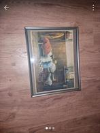 Vintage Lijst met Afbeelding, Ophalen of Verzenden