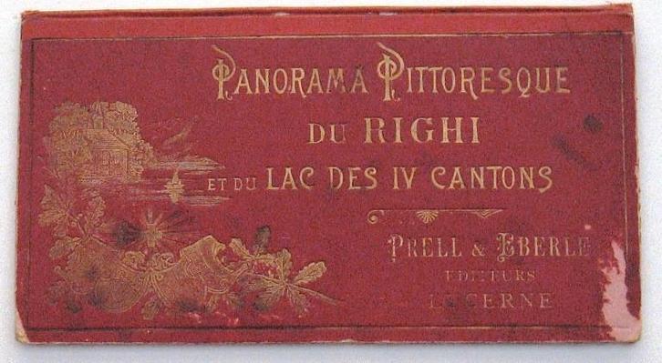 Righi et du Lac des IV Cantons [c1890] Leporello Zwitserland, Antiek en Kunst, Antiek | Boeken en Bijbels, Ophalen of Verzenden