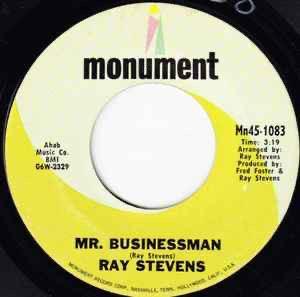 Ray Stevens – Mr. Businessman / Nieuwstaat/ 007, Cd's en Dvd's, Vinyl Singles, Zo goed als nieuw, Pop, Ophalen of Verzenden