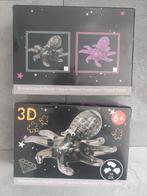 Kristal puzzel octopus grijs en roze, Ophalen of Verzenden, Zo goed als nieuw