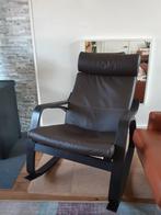Schommelstoel Ikea leer, Huis en Inrichting, Fauteuils, Ophalen, Zo goed als nieuw, Leer