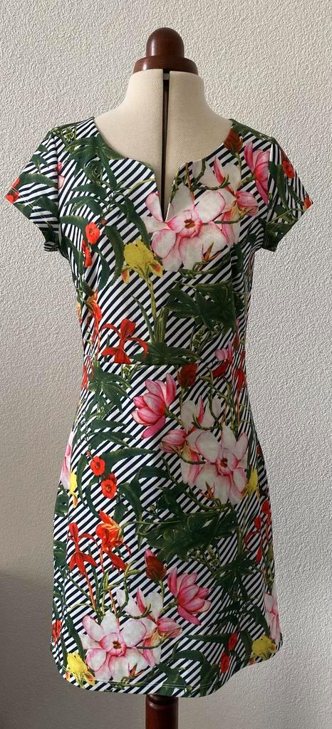 SMASHED LEMON retro 60s bloemenjurk-S🌺NIEUW, Kleding | Dames, Jurken, Nieuw, Rood, Boven de knie, Ophalen of Verzenden