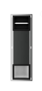 Toiletrolhouder  zonder klep met reserve toiletrolhouder, Ophalen of Verzenden, Nieuw, Toilet