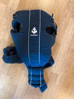 BabyBjorn Draagzak Blauw Wit - Oud Model, Gebruikt, Ophalen of Verzenden, Buik, Baby Björn