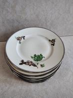 Gebaksbordjes, 9 stuks, Huis en Inrichting, Keuken | Servies, Gebruikt, Ophalen of Verzenden, Overige stijlen, Porselein