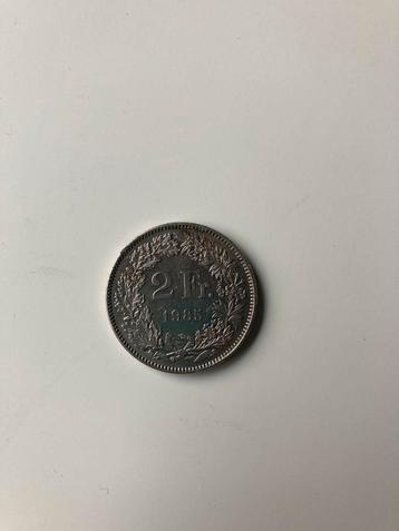 Zwitserse 2 franc 1985 beschikbaar voor biedingen