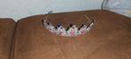 Stalen tiara met steentjes, Ophalen of Verzenden, Nieuw, Versiering, Fantasy