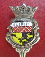 Mooi theelepeltje wapenlepeltje gemeentewapen Elspeet, Ophalen of Verzenden, Zo goed als nieuw, Metaal, Bestek