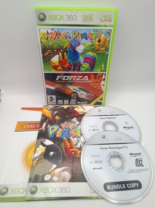 Viva Pinata & Forza Motorsport 2 xbox 360, Spelcomputers en Games, Games | Xbox 360, Zo goed als nieuw, Racen en Vliegen, 2 spelers