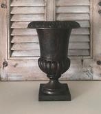 Franse gietijzeren Louvre vaas tuinvaas klassiek, Tuin en Terras, Tuinvazen, Ophalen of Verzenden, Gebruikt