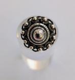 Vintage Zilveren Ring met Zeeuwse knop., Ophalen of Verzenden, Dames